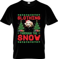 lelijk Kerstmis t-shirt ontwerp, lelijk Kerstmis t-shirt leuze en kleding ontwerp, lelijk Kerstmis typografie, lelijk Kerstmis vector, lelijk Kerstmis illustratie vector