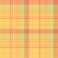 naadloos patroon in positief geel en warm roze kleuren voor plaid, kleding stof, textiel, kleren, tafelkleed en andere dingen. vector afbeelding.