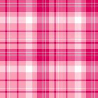 naadloos patroon in positief roze en wit kleuren voor plaid, kleding stof, textiel, kleren, tafelkleed en andere dingen. vector afbeelding.
