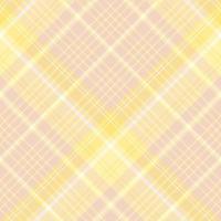 creatief plaid patroon in geel, wit en licht beige kleuren. 2 vector