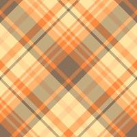 naadloos patroon in elegant licht geel, oranje en warm grijs kleuren voor plaid, kleding stof, textiel, kleren, tafelkleed en andere dingen. vector afbeelding. 2