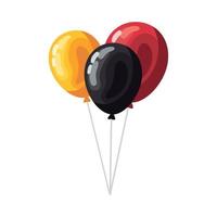 ballonnen helium zwevend vector