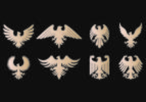 Eagle Seal Symbol Vectors
