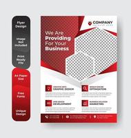 corporate flyer presentatie-indeling vector