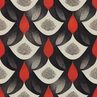 illustratie vector van naadloos abstract patroon zwart en rood mooi zo voor achtergrond