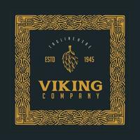 klassiek kader viking ornament illustratie vector