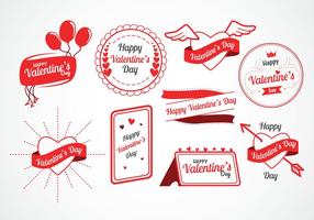 Valentine's Day Vector Labels