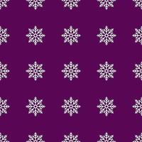 naadloos patroon van wit sneeuwvlokken Aan donker paars achtergrond voor web plaatsen, kleding stof, kleding, achtergronden. winter, Kerstmis en nieuw jaar concept vector