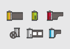 Filmbus Icon Vector Set