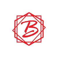 brief b logo sjabloon vector icoon ontwerp