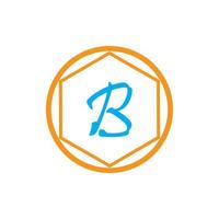 brief b logo sjabloon vector icoon ontwerp