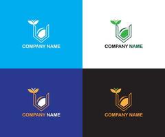 kruiden logo ontwerp voor bedrijf vector