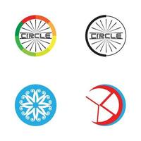 cirkel logo sjabloon vector ontwerp