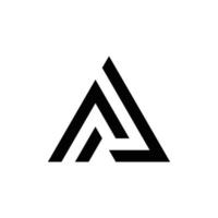 abstract een eerste monogram logo ontwerp, icoon voor bedrijf, sjabloon, gemakkelijk, elegant vector