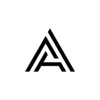 abstract af initialen monogram logo ontwerp, icoon voor bedrijf, sjabloon, gemakkelijk, elegant vector