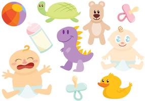 Gratis baby's Toys Vectors