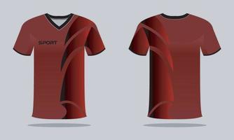 sport- Jersey en t-shirt sjabloon sport- Jersey ontwerp. sport- ontwerp voor Amerikaans voetbal racing gaming vector