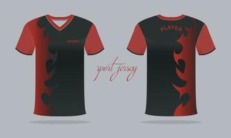 sport- Jersey en t-shirt sjabloon sport- Jersey ontwerp. sport- ontwerp voor Amerikaans voetbal racing gaming vector