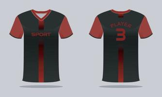 sport- Jersey en t-shirt sjabloon sport- Jersey ontwerp. sport- ontwerp voor Amerikaans voetbal racing gaming vector