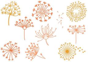 Gratis Dandelion Vectoren