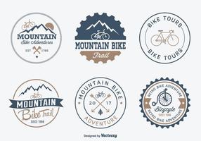 Gratis Bicycle Adventure Vector Badges