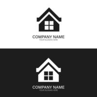 echt landgoed bedrijf logo gemakkelijk ontwerp vector