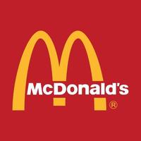 mcdonald's logo Aan transparant wit achtergrond vector