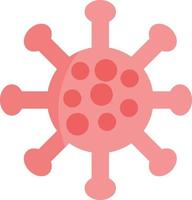 virus plat pictogram vector