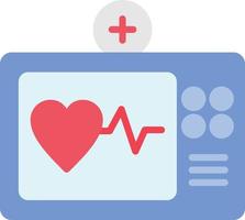 elektrocardiogram vlak icoon vector