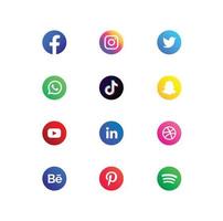 pictogram voor sociale media vector