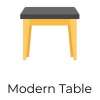 modern dining tafel vector