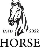 paard logo bij elkaar passen voor uw bedrijf vector