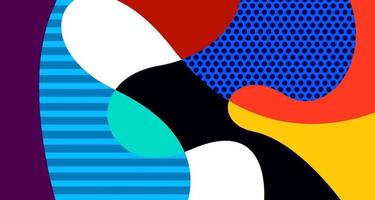 vector kleurrijk abstract vloeistof en vloeistof achtergrond voor sociaal media banier