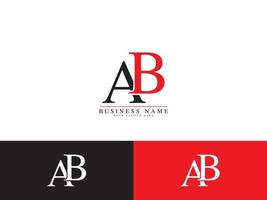 brief ba ab logo icoon ontwerp vector