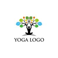 yoga logo ontwerp vector sjabloon