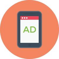 mobiel advertenties vector illustratie Aan een achtergrond.premium kwaliteit symbolen.vector pictogrammen voor concept en grafisch ontwerp.