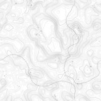 naadloos patroon. topografisch kaart achtergrond met ruimte voor kopiëren naadloos textuur. lijn topografie kaart contour achtergrond , geografisch rooster . berg wandelen spoor over- terrein . vector