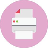 printer vectorillustratie op een background.premium kwaliteit symbolen.vector pictogrammen voor concept en grafisch ontwerp. vector