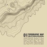 topografisch kaart achtergrond met ruimte voor kopiëren . lijn topografie kaart contour achtergrond , geografisch rooster abstract vector illustratie . berg wandelen spoor over- terrein .