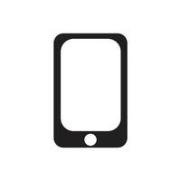 mobiel telefoon icoon logo vector ontwerp sjabloon