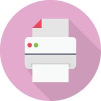 printer vectorillustratie op een background.premium kwaliteit symbolen.vector pictogrammen voor concept en grafisch ontwerp. vector