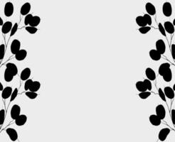 zwart en wit vector patroon en achtergrond