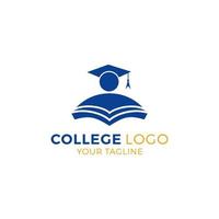 Universiteit college logo vector sjabloon