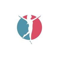 Dames Gezondheid logo sjabloon voorraad vector