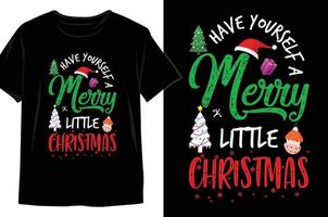 kerst t-shirt ontwerp vector