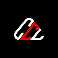 ccl brief logo creatief ontwerp met vector grafisch, ccl gemakkelijk en modern logo in ronde driehoek vorm geven aan.