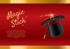 Magic Stick Template Vector