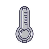 thermometer vector pictogram