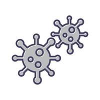 covid virus vector icoon