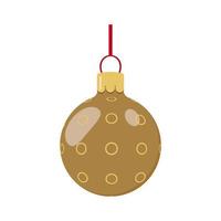 kerstmis, Super goed ontwerp voor ieder doel. vector illustratie van de viering. gouden bal met ringen